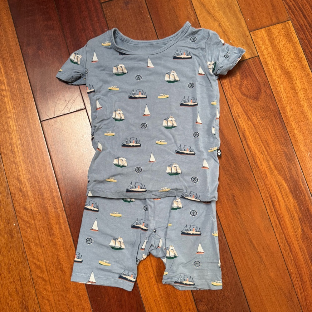⚓️ Kyte BABY Nautical Print Kids Pajama Set - 2T